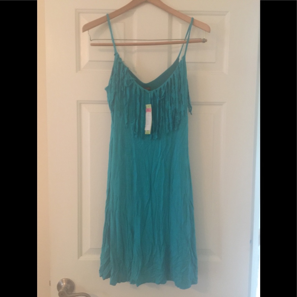 Teal dress